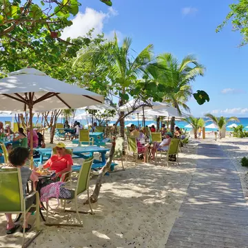 ANGUILLA --29 NOVEMBER 2014-- Beautiful Meads Bay is one of the most beautiful beaches in the Caribbean island of Anguilla. Many hotels and restaurants line its white sand shore.   License Type: media  Download Time: 2021-10-26T21:45:27.000Z  User:   Is Editorial: Yes  purchase_order: