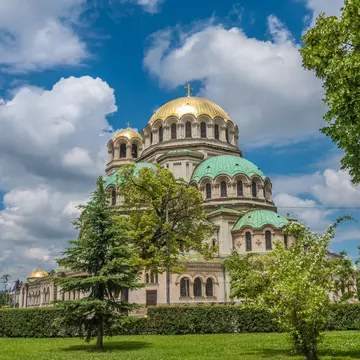 The St. Alexander Nevsky Cathedral in Sofia, Bulgaria. LouieLea / Shutterstock