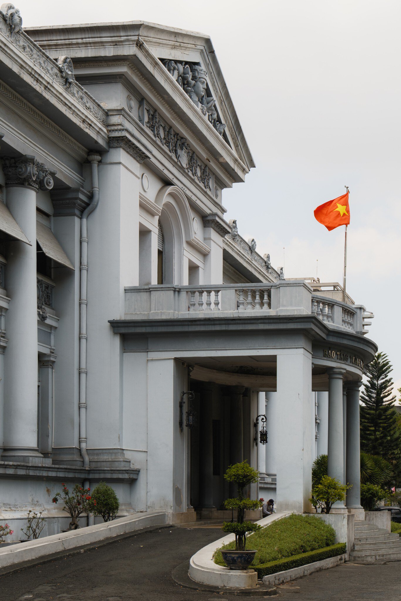 Exterior view of HCMC Museum in Ho Chi Minh City, Vietnam.