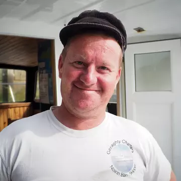 Wild Atlantic Way - Captain of small boat going from Achill Island to Mullet Peninsula,  Co. Mayo, Ireland 2019