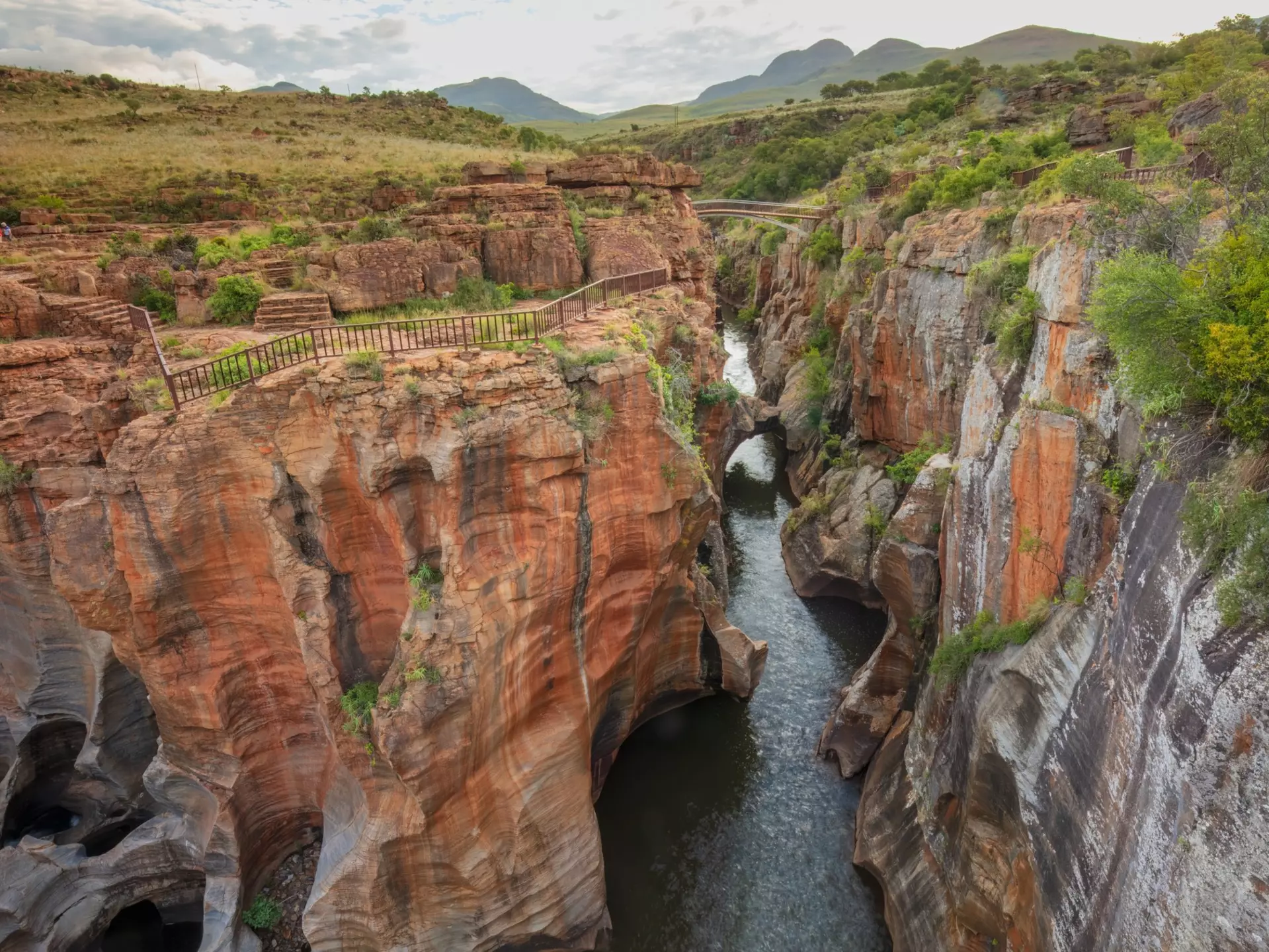 Bourke's Luck Potholes in Blyde River Canyon. Miroslav Srb/Shutterstock