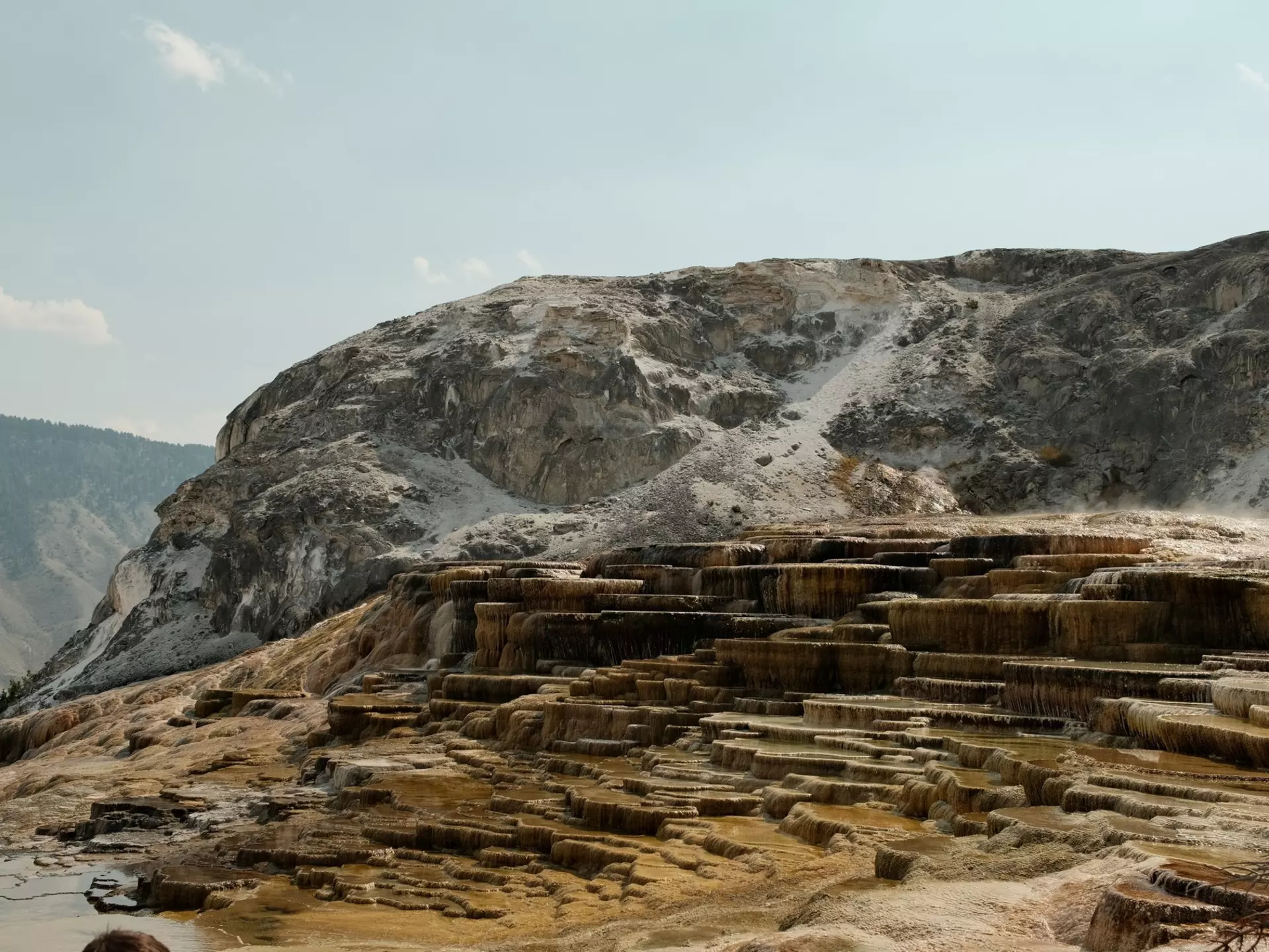 Mammoth Hot Springs in Yellowstone National Park. sarah_xie7/Shutterstock