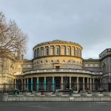 Exterior of the National Library of Dublin, Ireland.