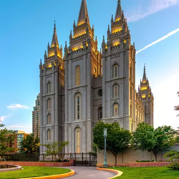 Salt Lake Temple is located in Salt Lake City ,Utah.