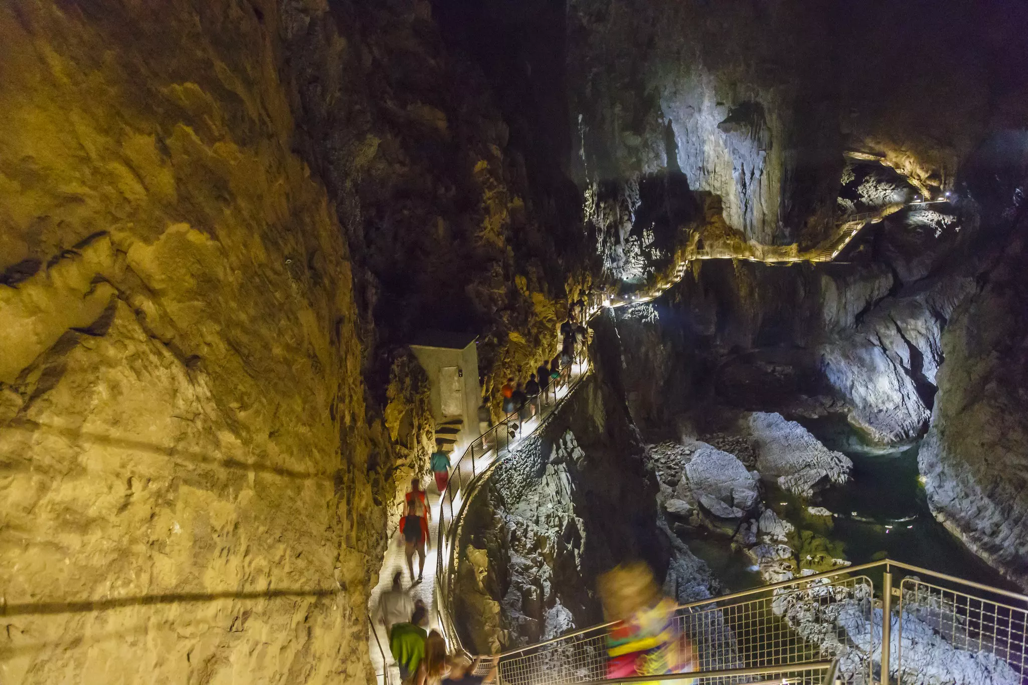 On your EV road trip through Slovenia, stop to explore the fabulous Škocjan Caves © VWPics / Universal Images Group via Getty Images