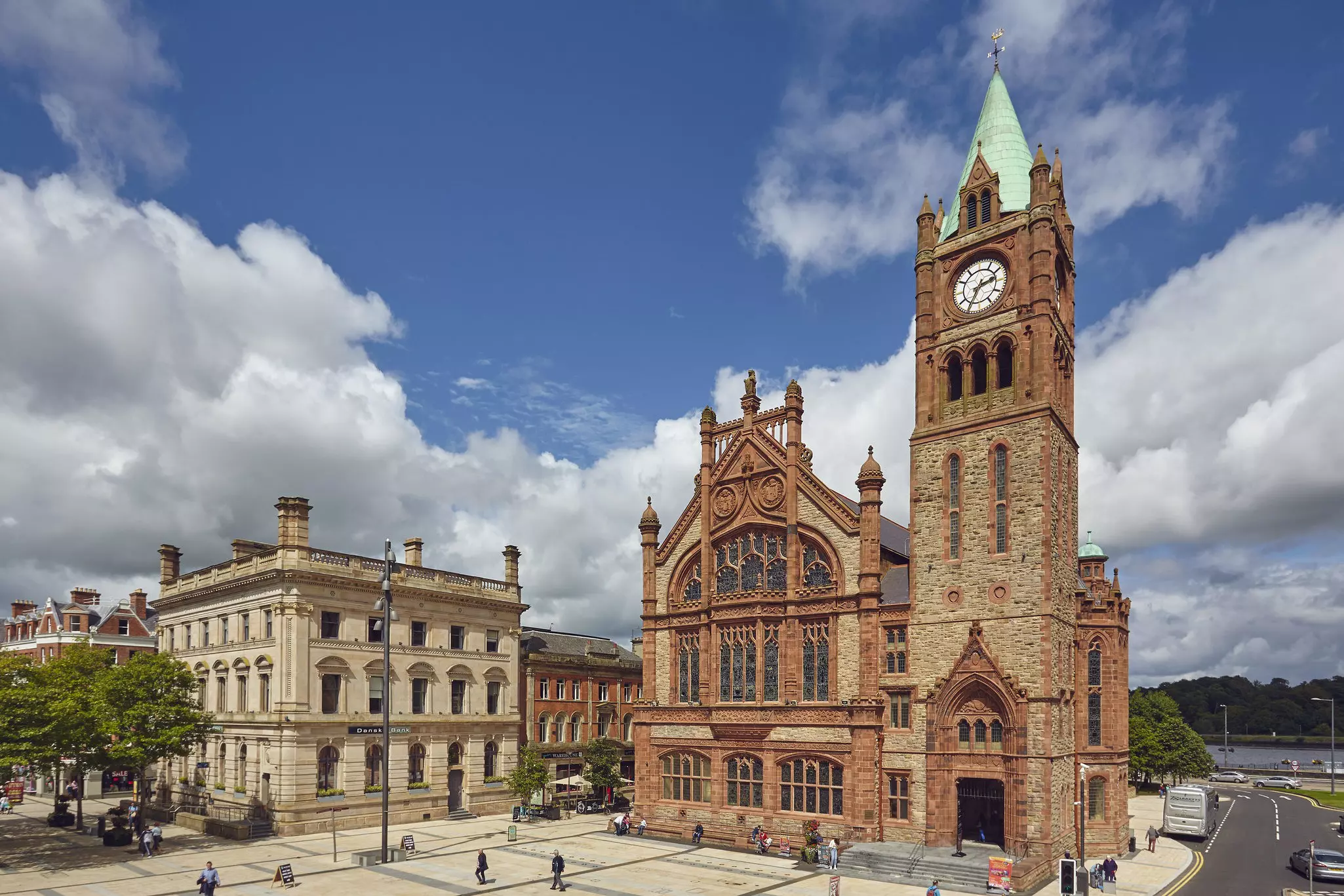 The Guildhall in Derry City center