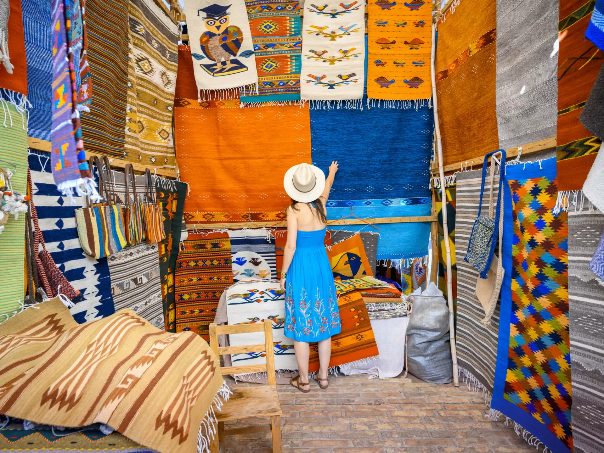 Nearby Teotitlán del Valle is the ideal spot to learn more about Oaxaca's centuries-old weaving tradition © Marco Bottigelli / Getty Images