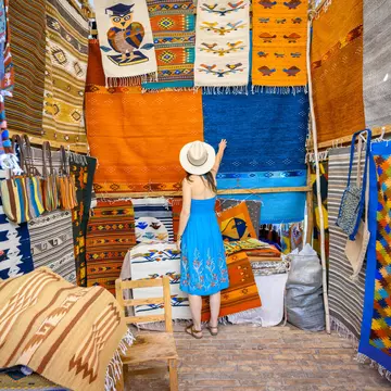 Nearby Teotitlán del Valle is the ideal spot to learn more about Oaxaca's centuries-old weaving tradition © Marco Bottigelli / Getty Images