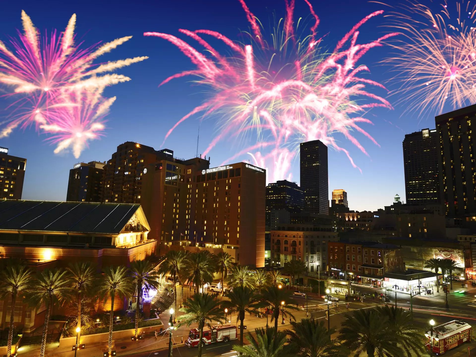 Fireworks on New Orleans Skyline.
1189509511