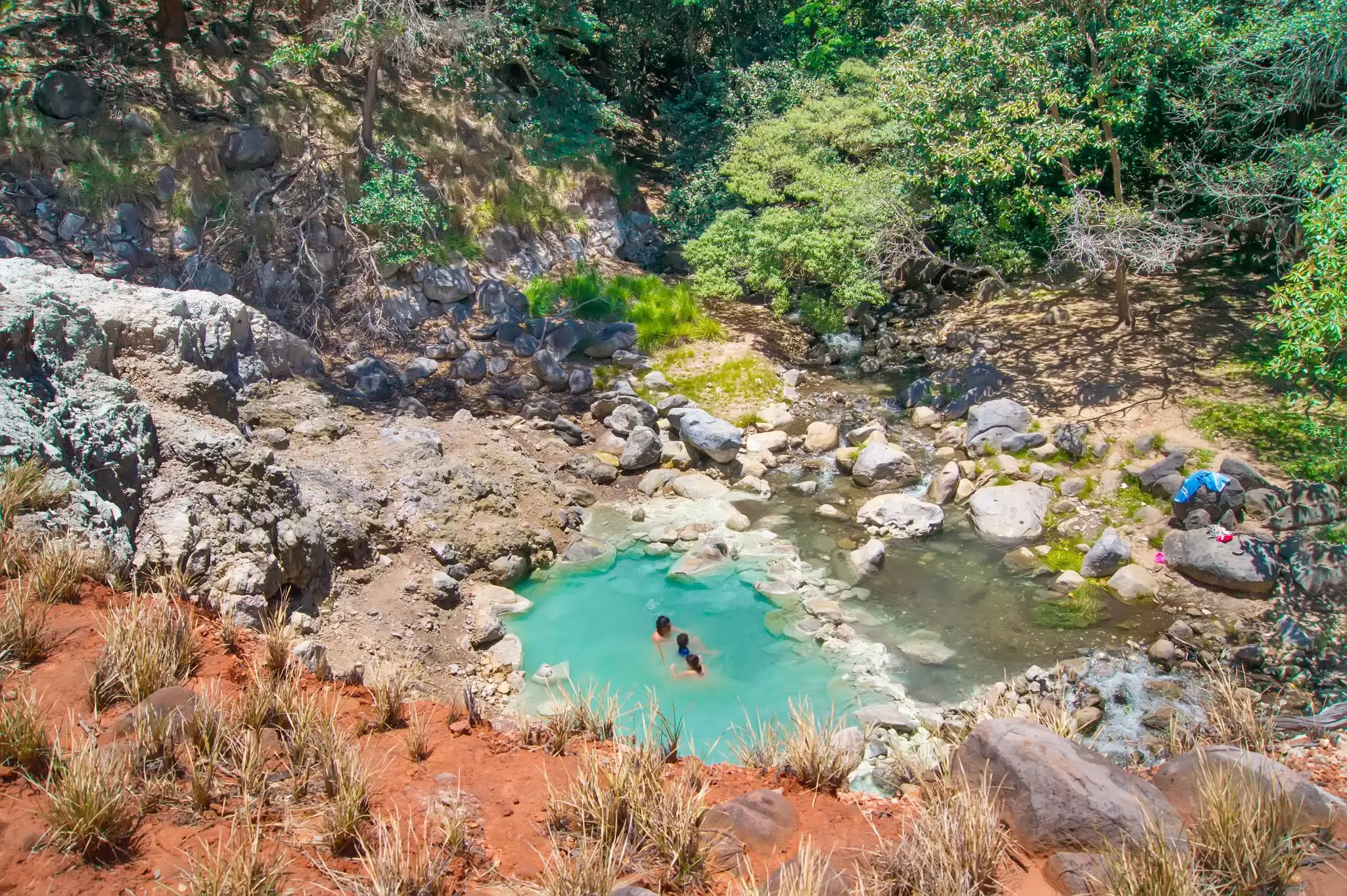 Costa Rica's many volcanoes heat countless thermal pools scattered throughout the country. Kryssia Campos / Getty Images