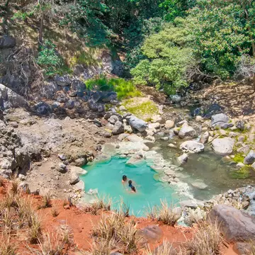 Costa Rica's many volcanoes heat countless thermal pools scattered throughout the country. Kryssia Campos / Getty Images