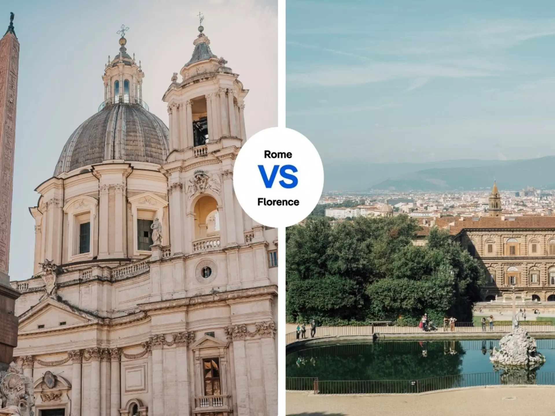 L-R: Vatican City, Rome. Boboli Gardens from Palazzo Pitti, Florence. Photography/Shutterstock, Cheungjoproduction/Shutterstock