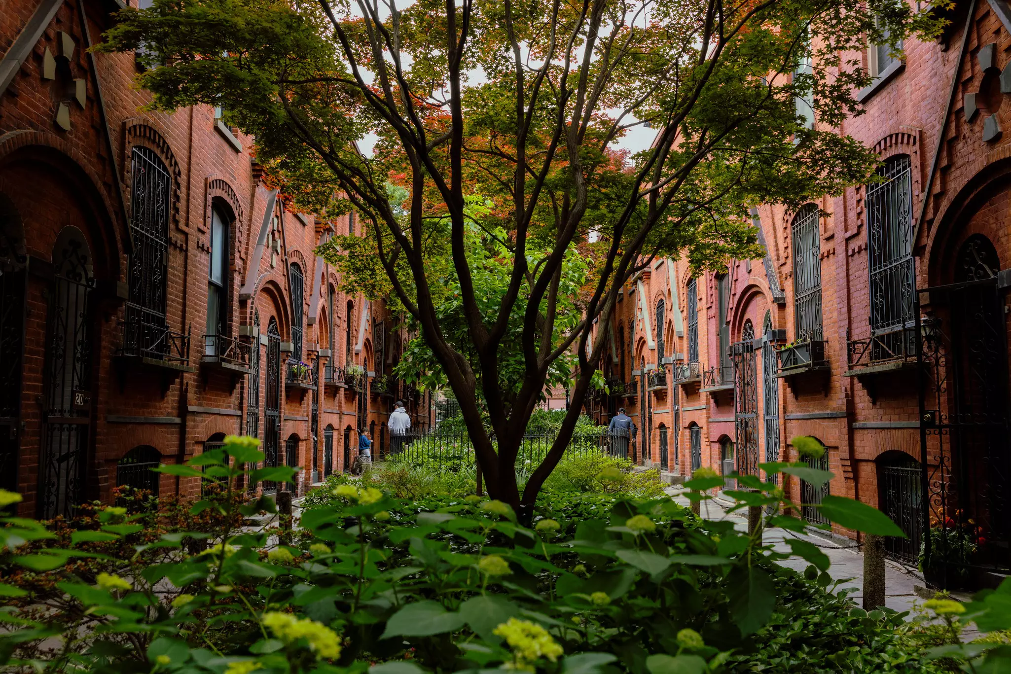 Brooklyn, New York. May 30th 2026. -- Warren Place Mews Gardens
