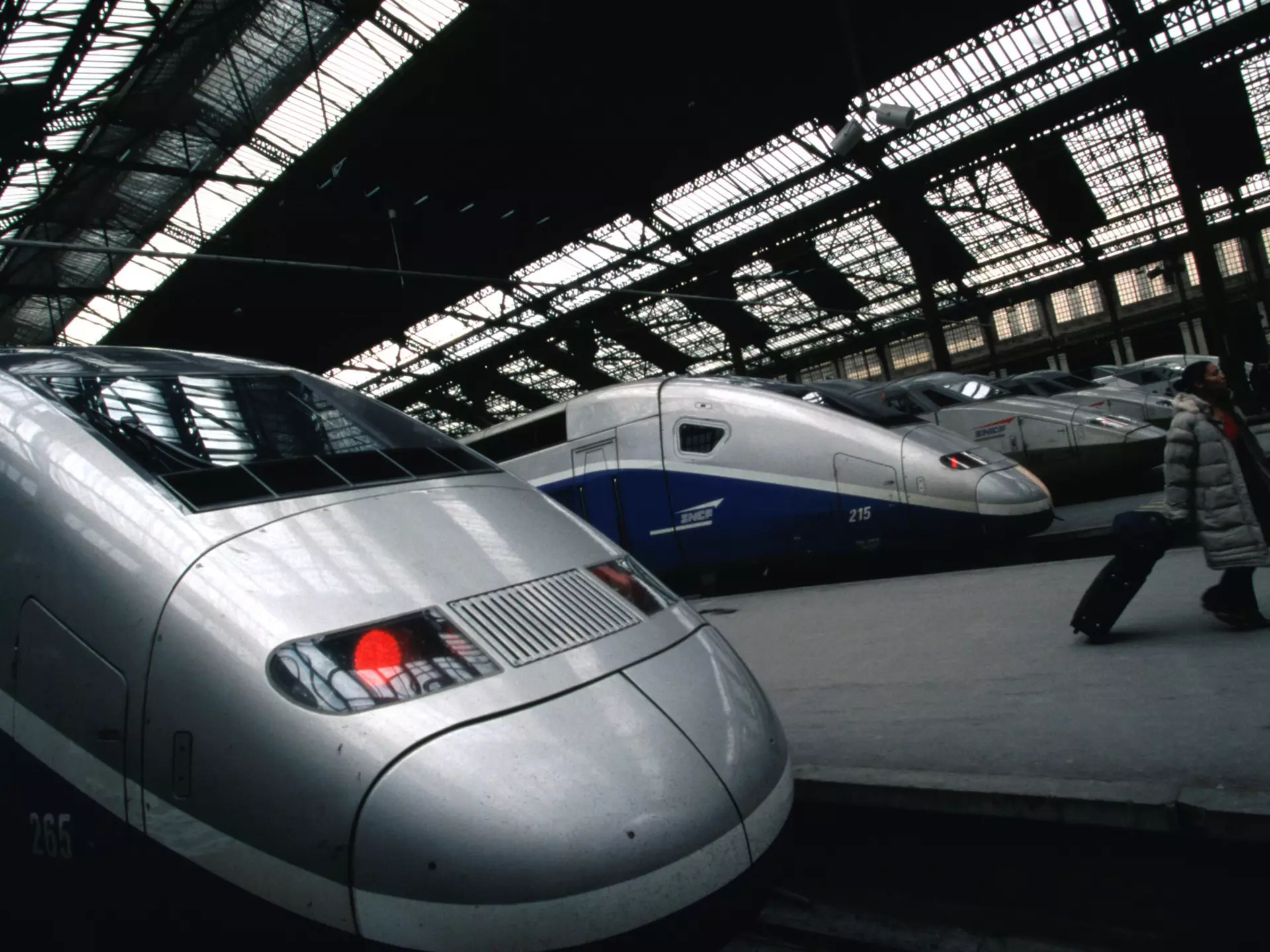 TGV trains at Gare de Lyon Railway Station