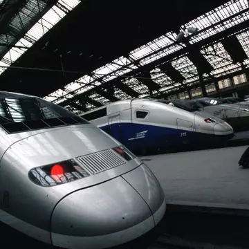 TGV trains at Gare de Lyon Railway Station