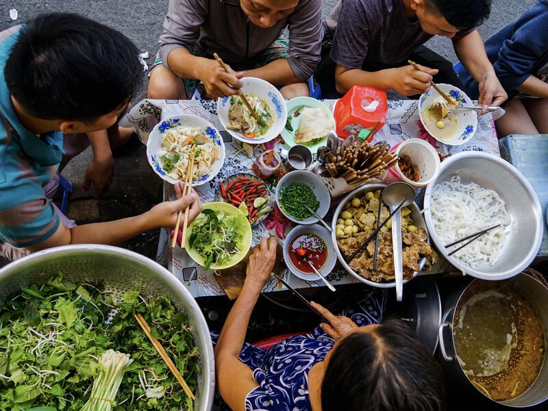 Street food, Ho Chi Minh City (Saigon)
ARCHIVE,  Adult,  Boy,  Child,  Eating,  Female,  Food,  Male,  Man,  Person,  Woman
Street food, Ho Chi Minh City (Saigon)