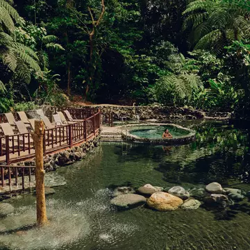 Ecotermales Hot Springs at Arenal Volcano, La Fortuna, Costa Rica. April 2026. 

.