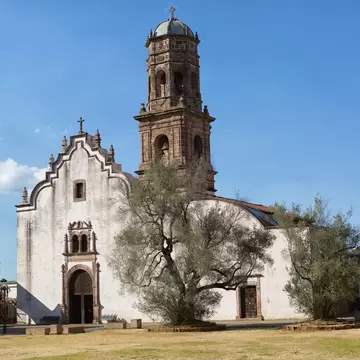 the San Francisco monastery in Tzintzuntzan Mexico; Shutterstock ID 733121098;