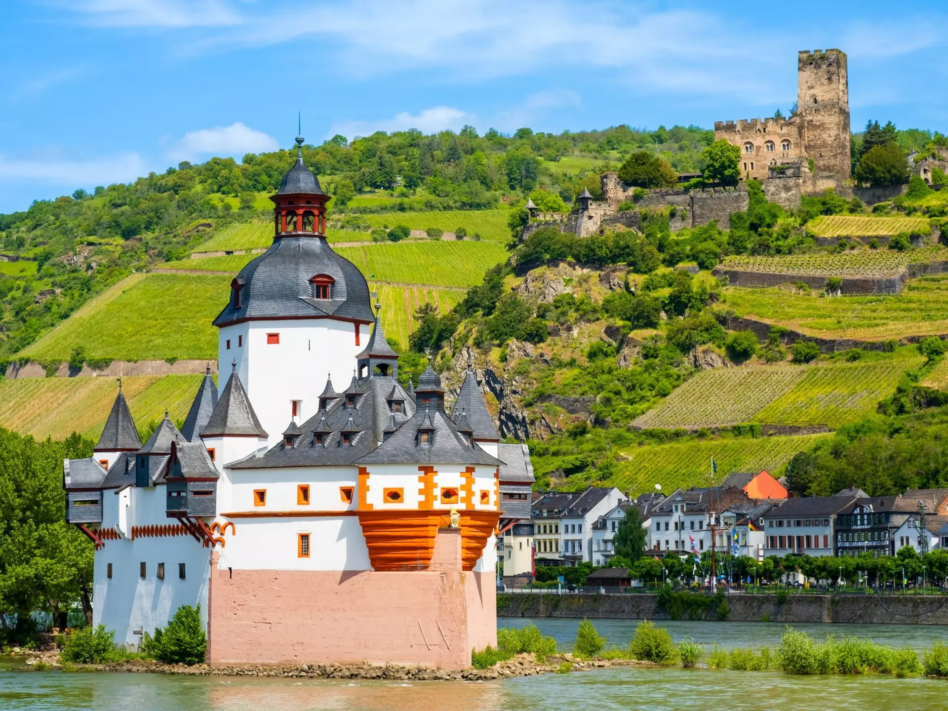 Pfalzgrafenstein castle on the Rhine river. Julia Lav/Shutterstock