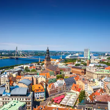 Beautiful view over Old Riga. Leonardo Patrizi / Getty Images