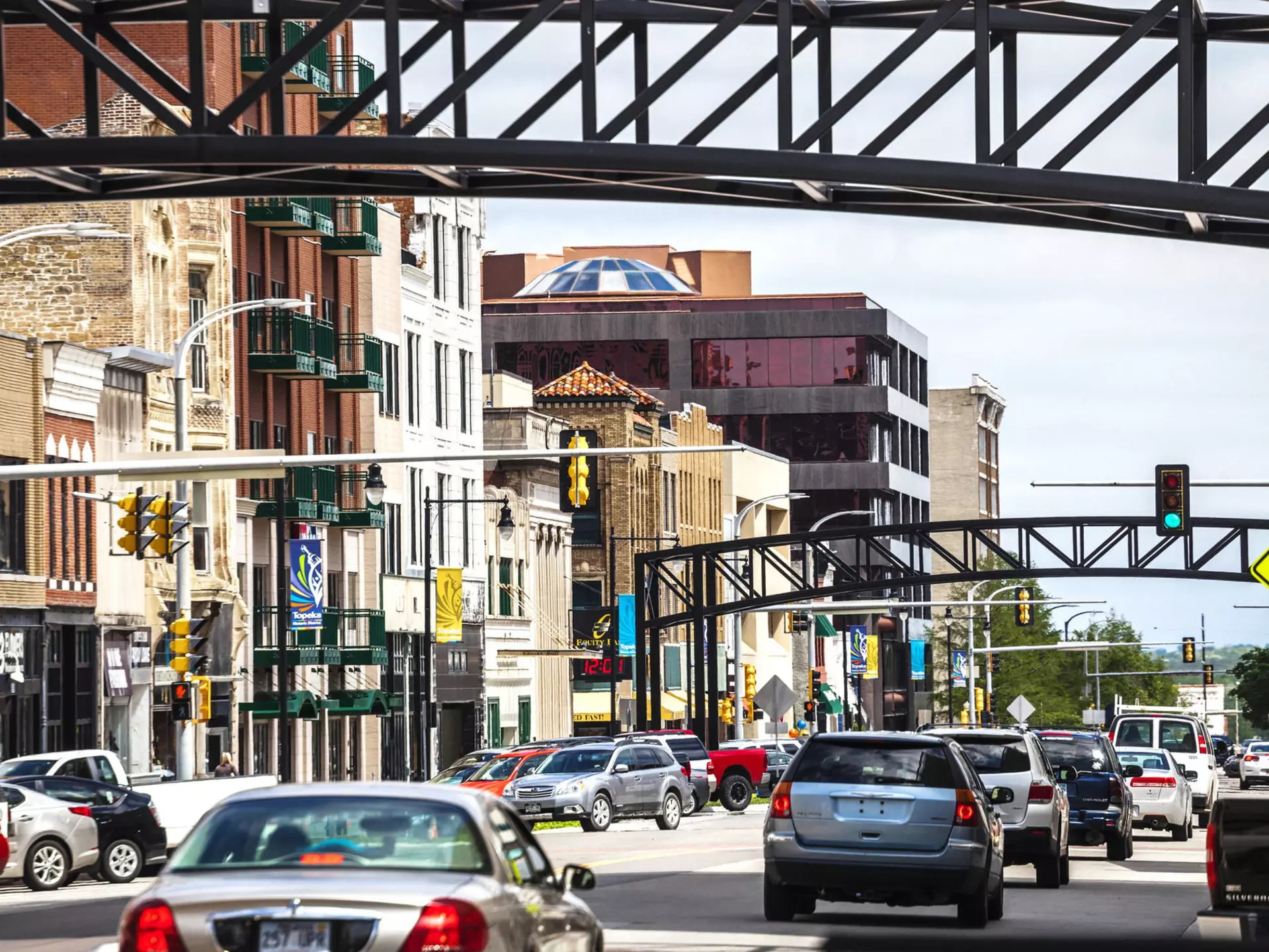 Topeka historic downtown, Kansas.
