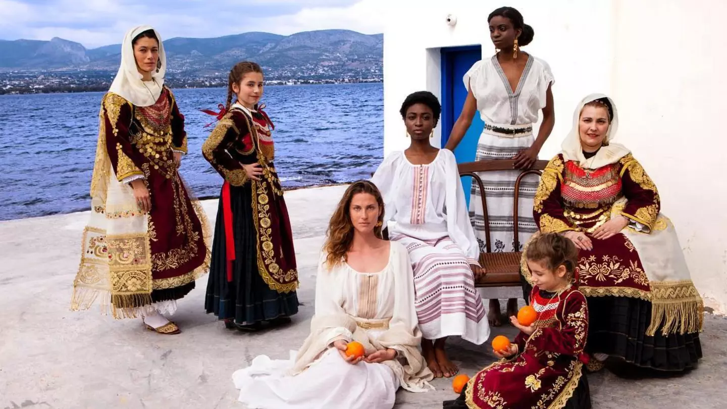 The Kyma collection takes inspiration from traditional Greek styles ©  Ioanna Tzetzoumi / Courtesy of Faye Chatzi