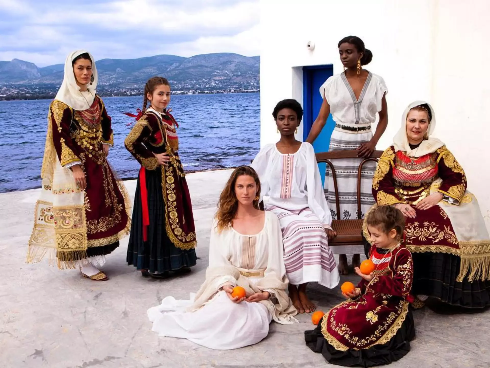 The Kyma collection takes inspiration from traditional Greek styles ©  Ioanna Tzetzoumi / Courtesy of Faye Chatzi