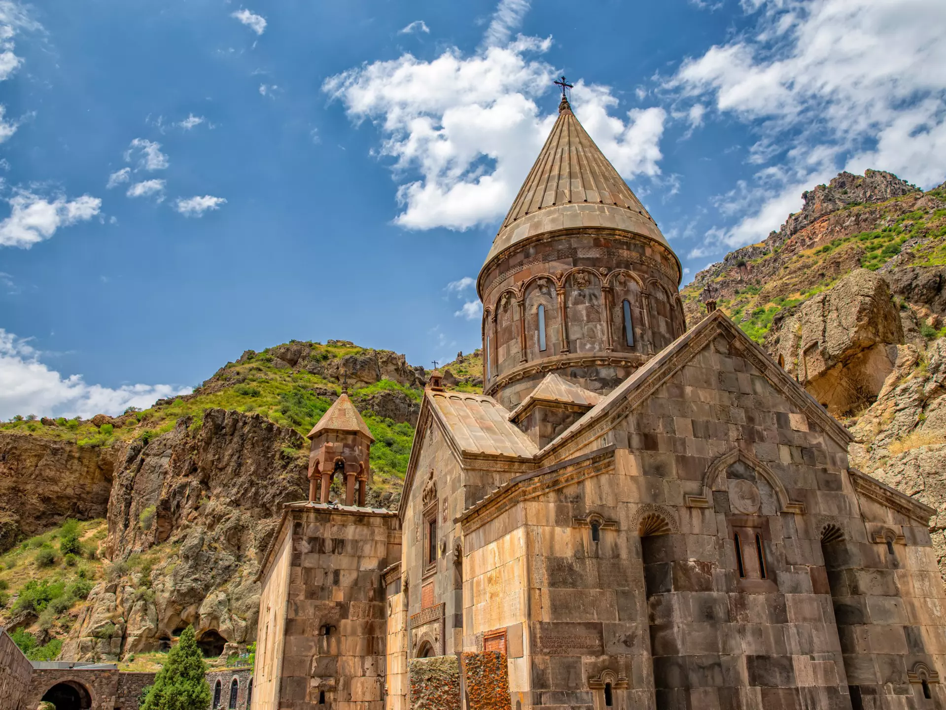 See the World Heritage-listed Geghard Monastery in Armenia. takawildcats/Shutterstock