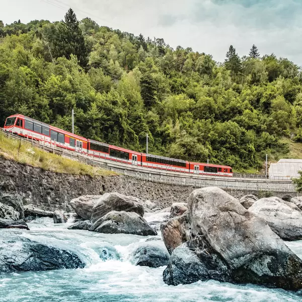 Matterhorn Gotthard Railway, near Betten