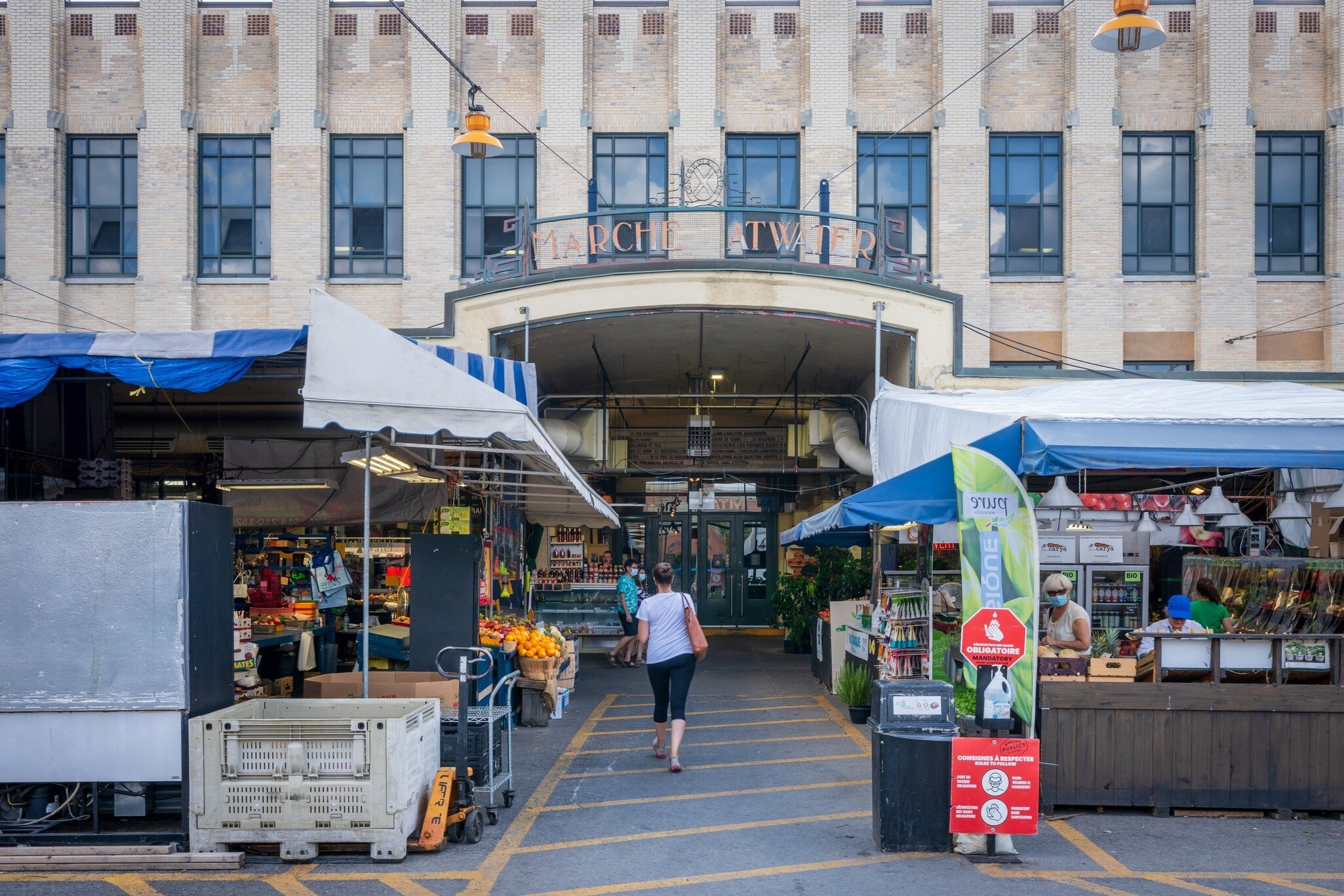 Montreal, Quebec, Canada - August 24 2021 : Atwater Market (Marché Atwater), a market hall located in the Saint-Henri area of Montreal, opened in 1933., License Type: media, Download Time: 2026-09-15T15:27:37.000Z, User: LP_NZhan, Editorial: true, purchase_order: 65050 - Digital Destinations and Articles, job: App Content, client: Lonely Planet App, other: Nadine Zhan 