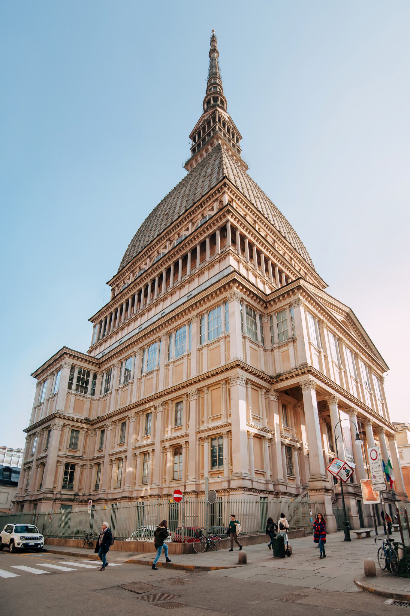 The National Museum of Cinema & Mole Antonelliana in Turin, Italy.