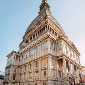 The National Museum of Cinema & Mole Antonelliana in Turin, Italy.