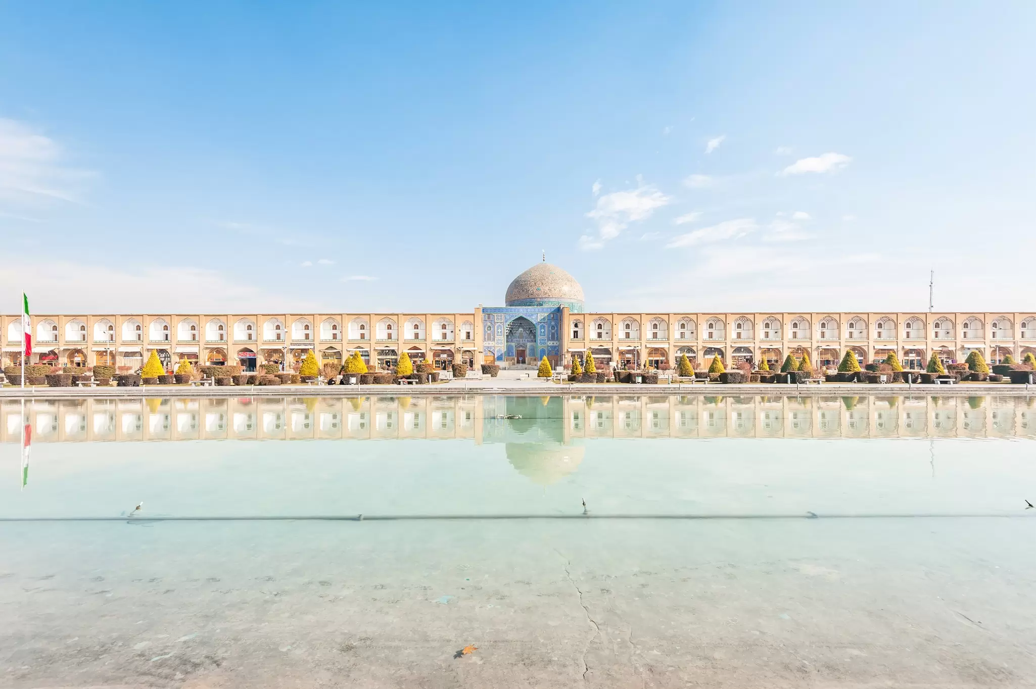 Naqsh-e Jahan (Imam Square) in Esfahan, Iran. Hamdan Yoshida/Shutterstock