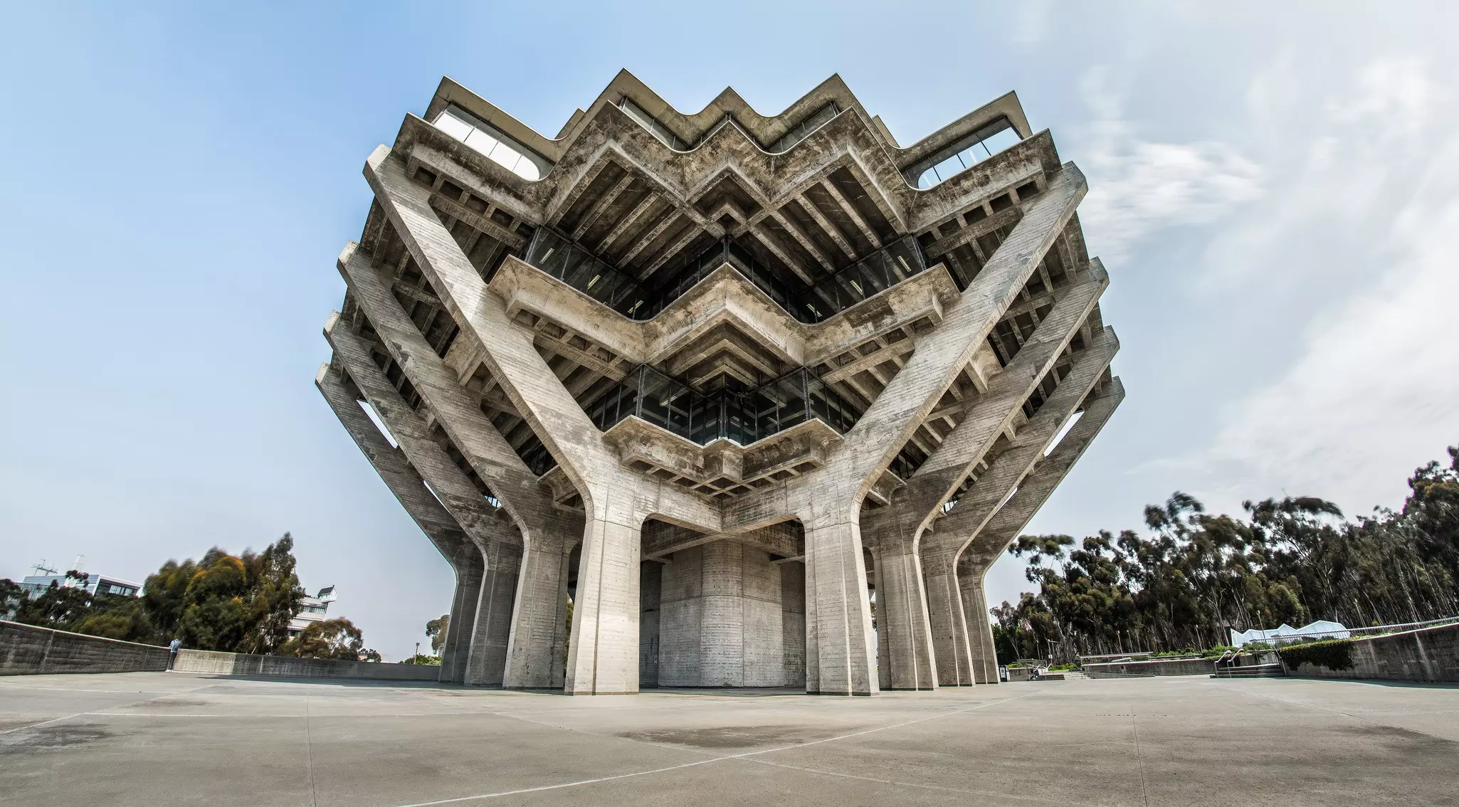 Geisel Library at University Of California, San Diego in La Jolla, California.