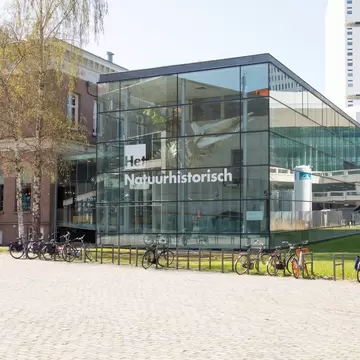 Exterior view of the Natural History Museum in Rotterdam.