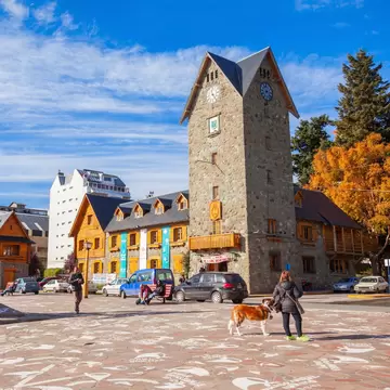 Bariloche Civic Centre (El Centro Civico) in the centre of Bariloche, Patagonia region in Argentina.