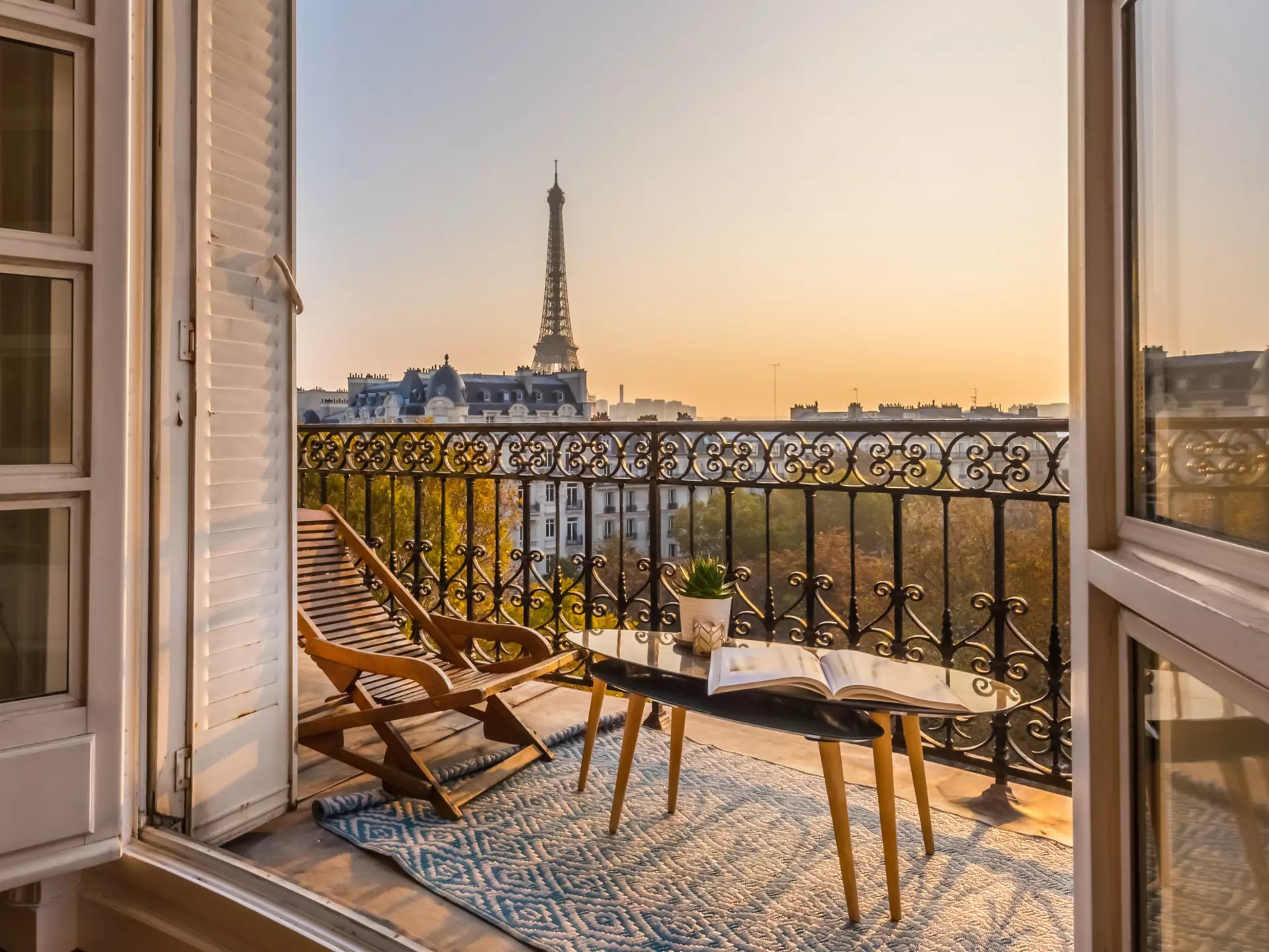 Piercing the city skyline, Paris' icon beckons. karen mandau/Shutterstock