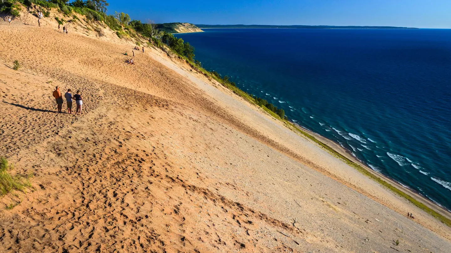 Get a state recreation passport to explore sites like the spectacular Sleeping Bear Dunes National Lakeshore © Posnov / Getty Images