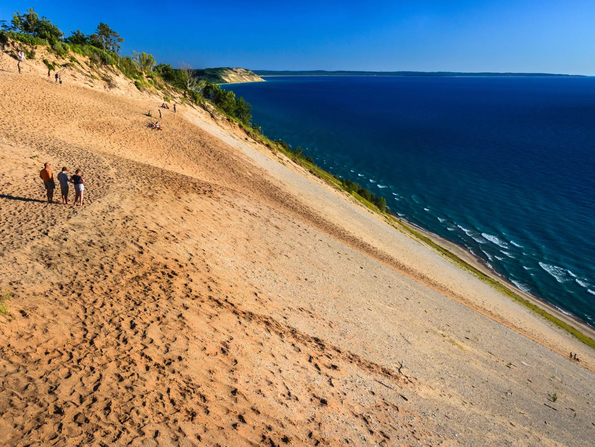 Get a state recreation passport to explore sites like the spectacular Sleeping Bear Dunes National Lakeshore © Posnov / Getty Images