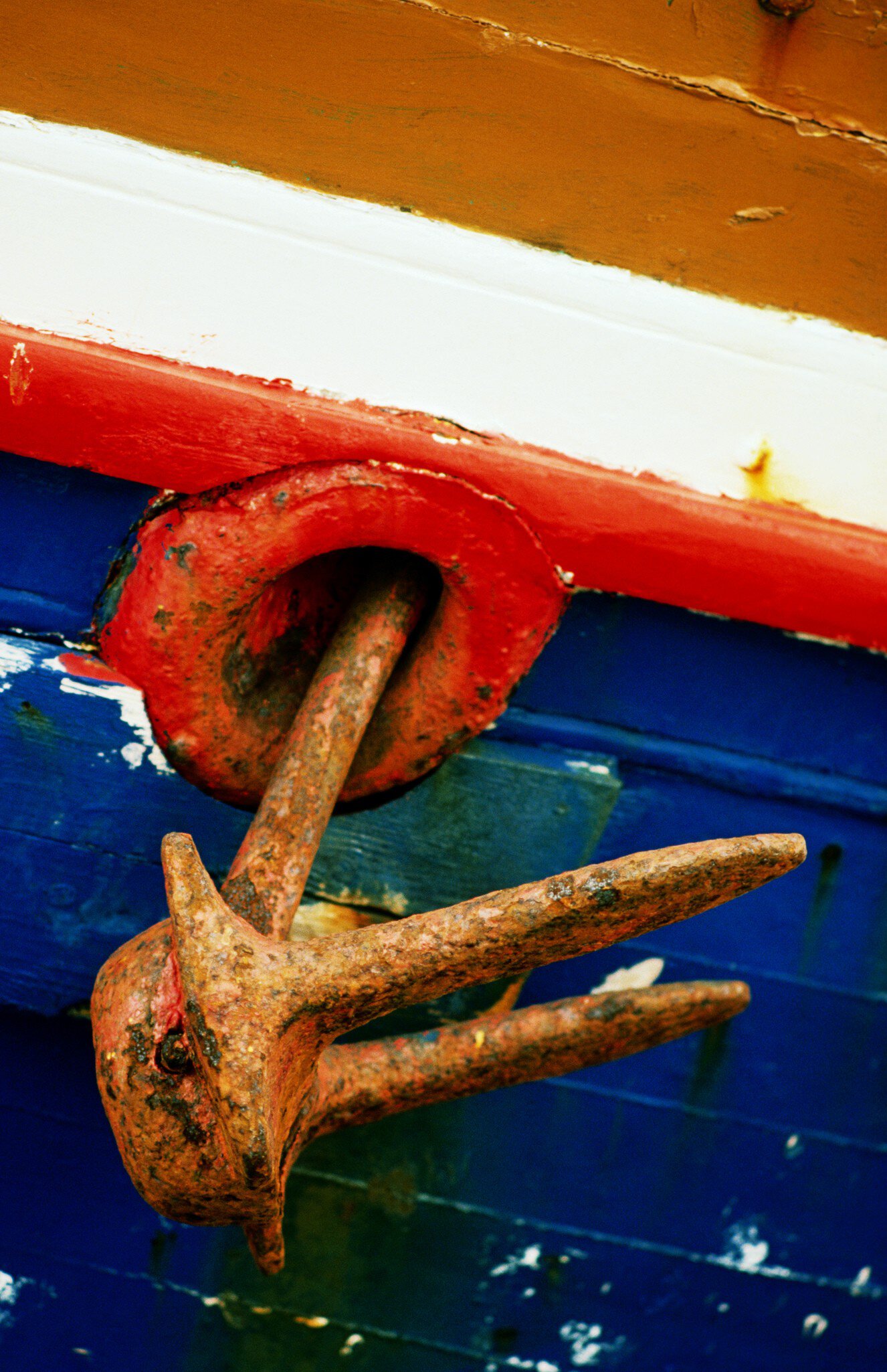 Rusty anchor.