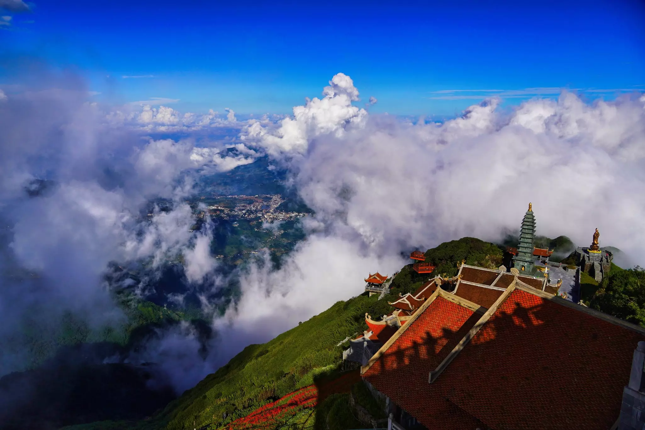 Fansipan, Vietnam's tallest mountain. Rbentley1294/Shutterstock