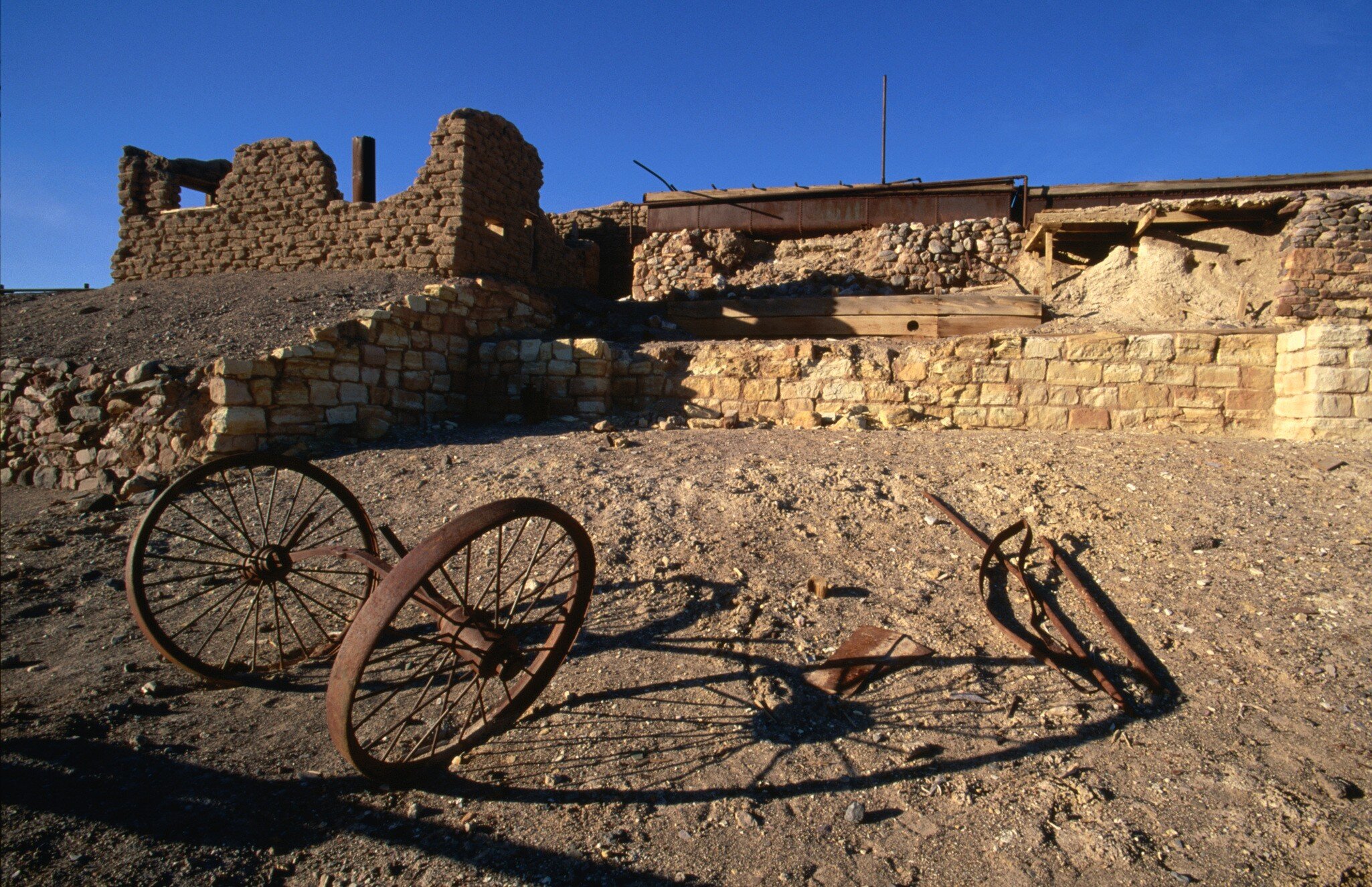 Harmony Borax Works in Death Valley.