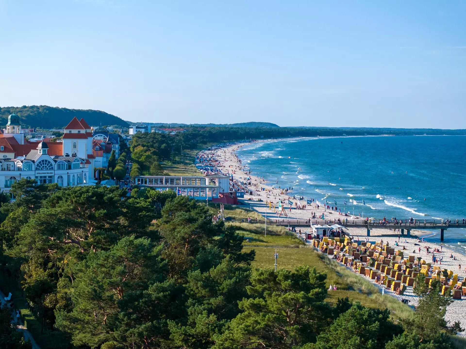 Binz on the island of Rügen in northern Germany. Deutschland Abgelichtet/Shutterstock