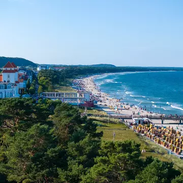 Binz on the island of Rügen in northern Germany. Deutschland Abgelichtet/Shutterstock