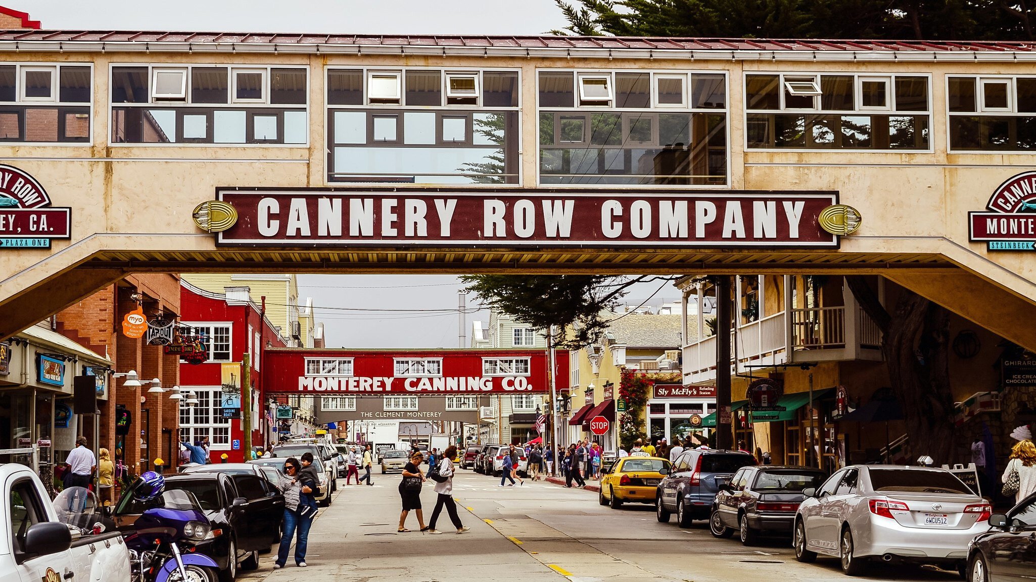 Monterey, CA - Aug. 2, 2012: Cannery Row. The site of a number of now-defunct sardine canning factories, Cannery Row is the waterfront street in the New Monterey section of Monterey, CA; Shutterstock ID 1265631838; your: Bridget Brown; gl: 65050; ...
