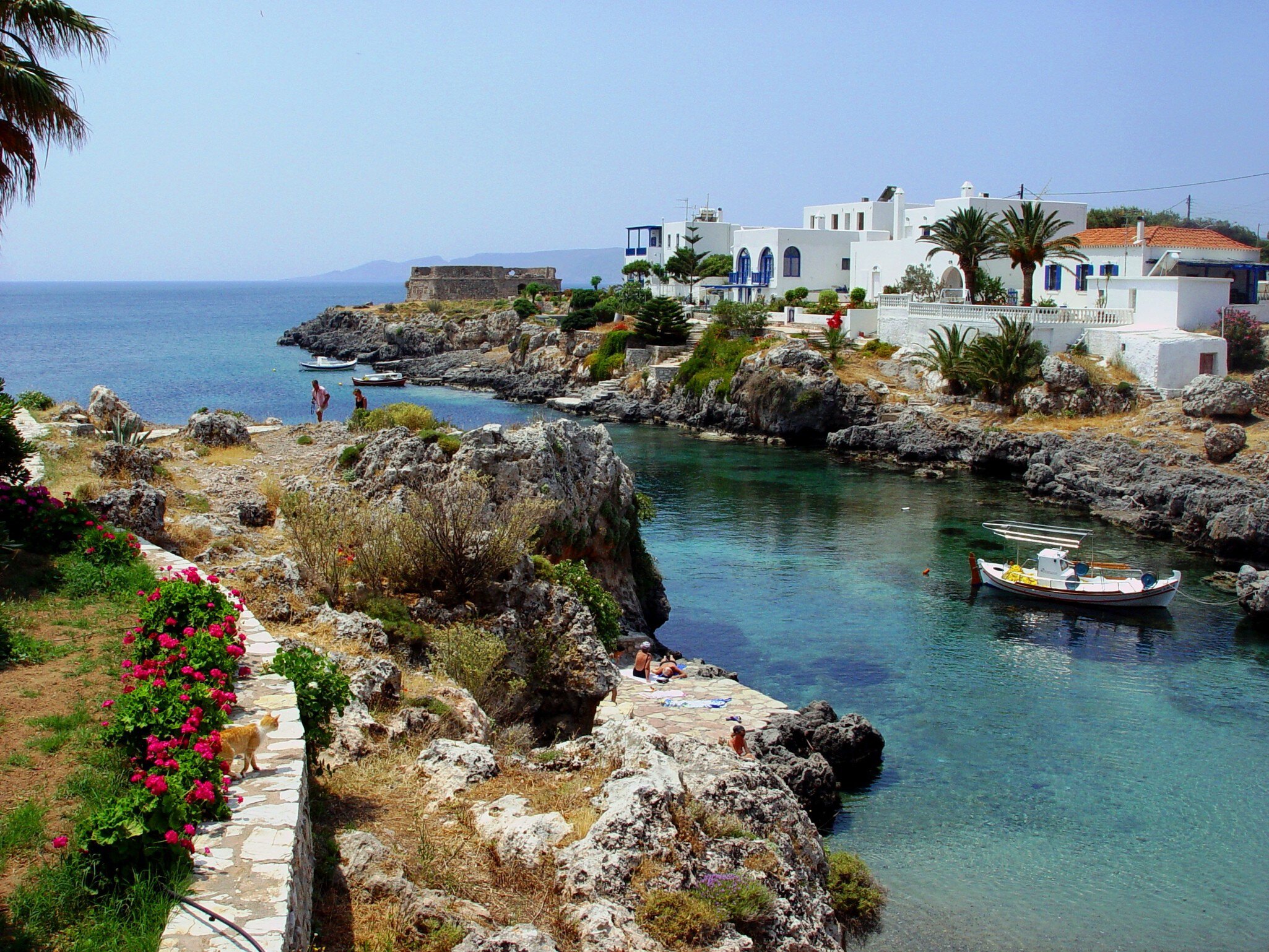 View out to sea from harbour in Kythira.
Attica Tourist Board