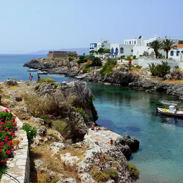 View out to sea from harbour in Kythira.
Attica Tourist Board
