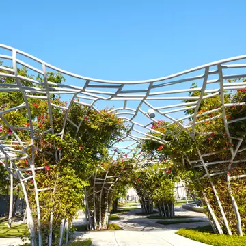 Miami Florida USA - April 11 2018:  People Enjoying the Trellis Landscape of Soundscape Park Miami
959772234
arch, arches, center, enjoying, florida, garden, green, palm, park, path, peaceful, public, relaxing, soundscape, spring, tourists, trees,...