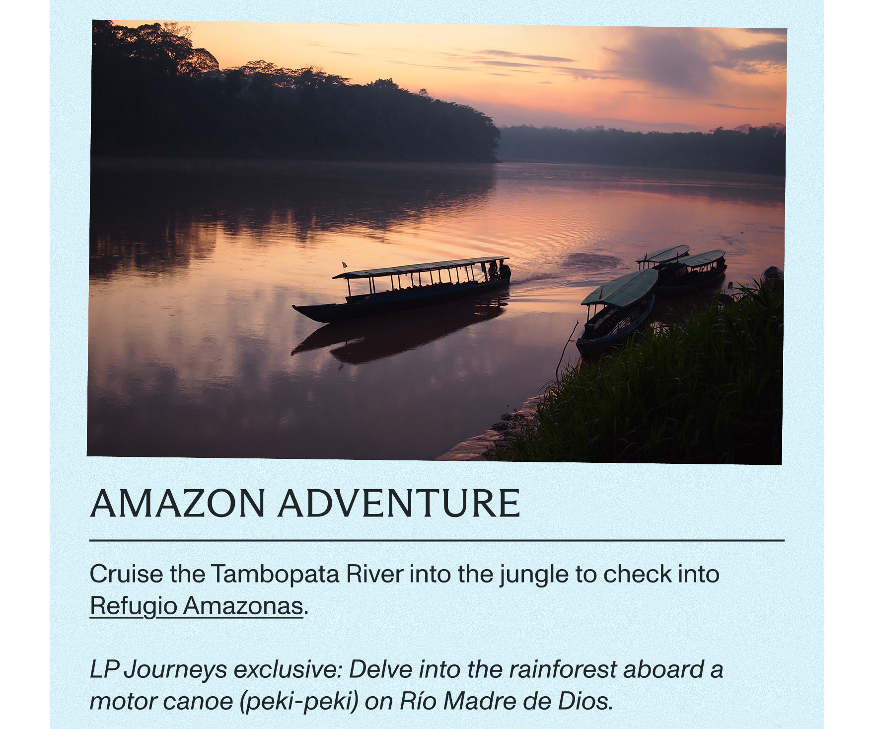 Amazon Adventure
