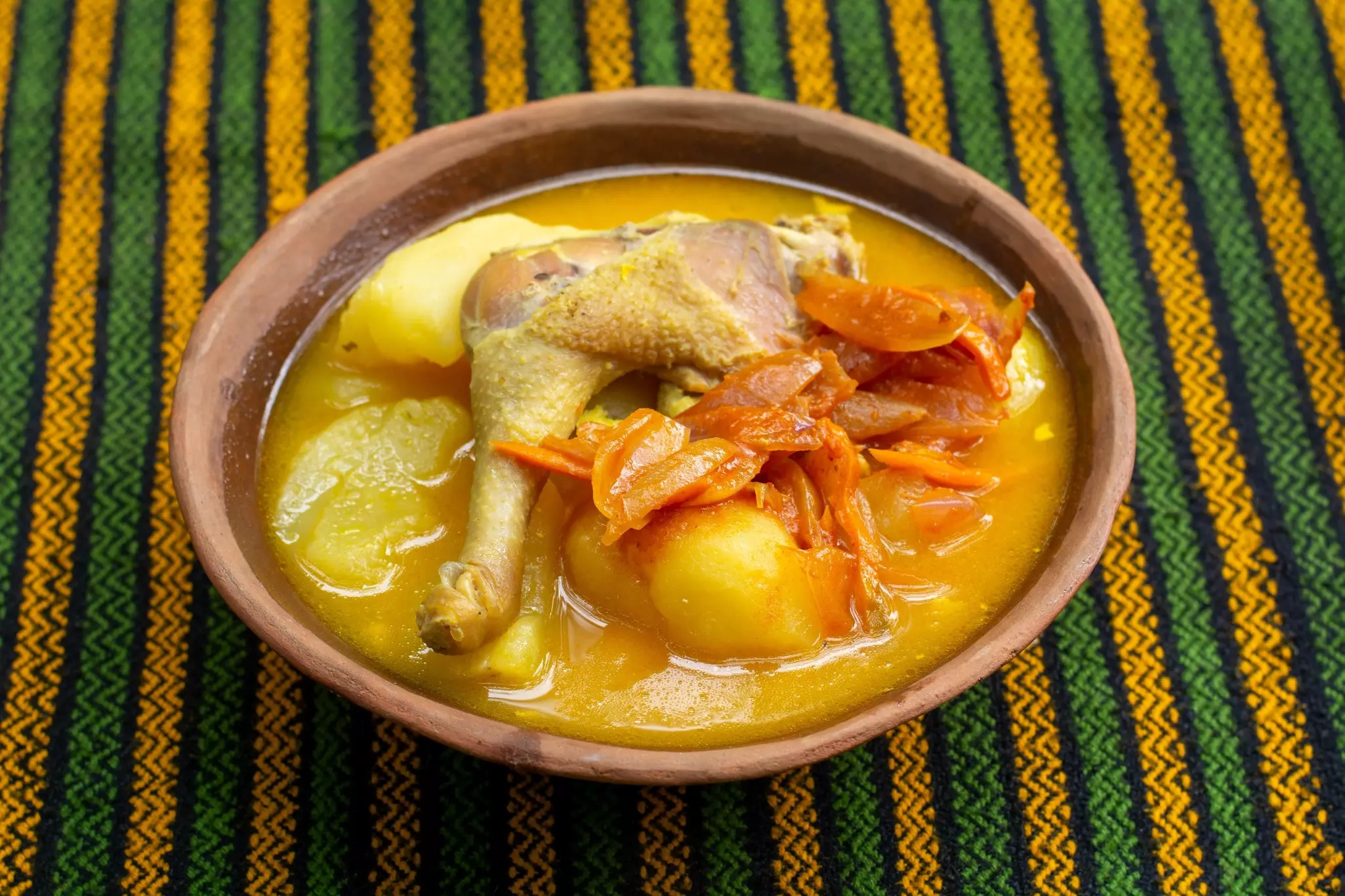 Logro de gallina. Ancient Peruvian food